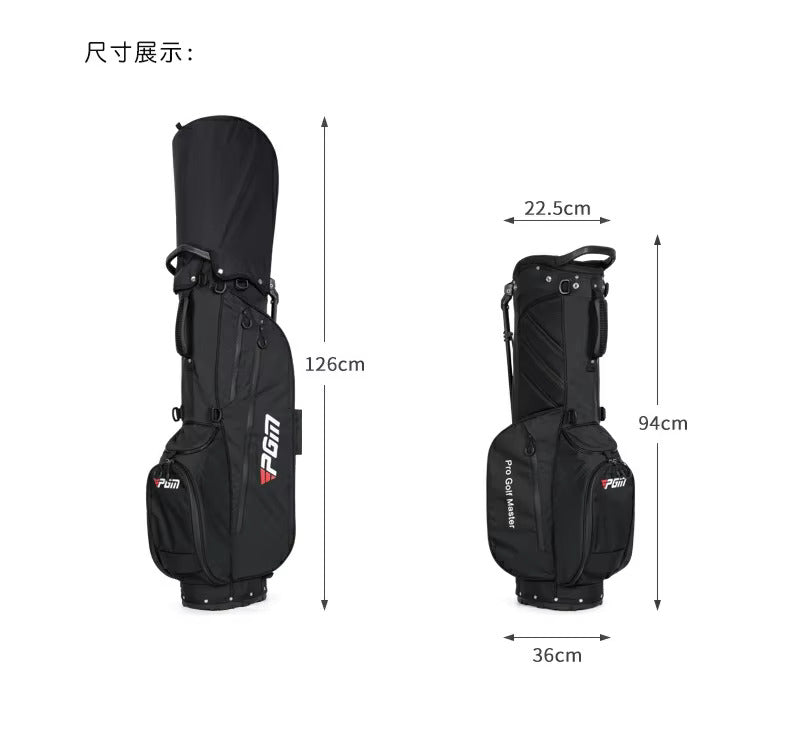 Men's PGM Lightweight Waterproof Golf Stand Bag - Red