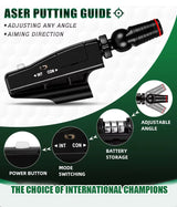 Golf indoor putter practice laser sight