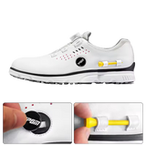 Men's Golf Marker With Tee Holder Auto Lacing  Waterproof Golf Shoes