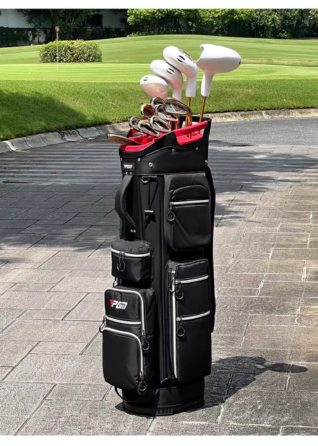 Golf Cart Bag - Lightweight, 14-Way Divider and Fixed Rack