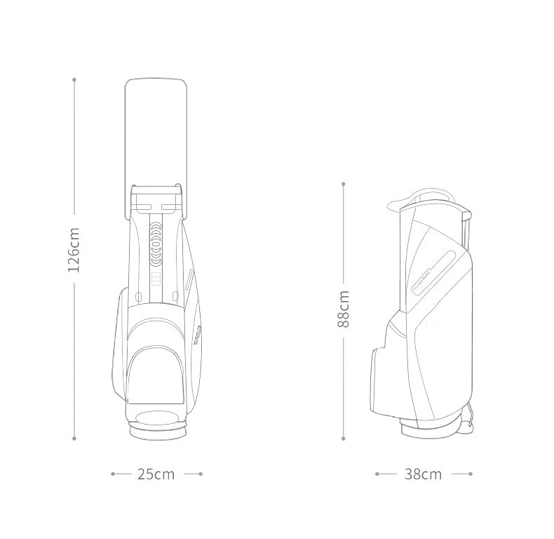 14 Way Divider Waterproof and Lightweight Golf Stand Bag