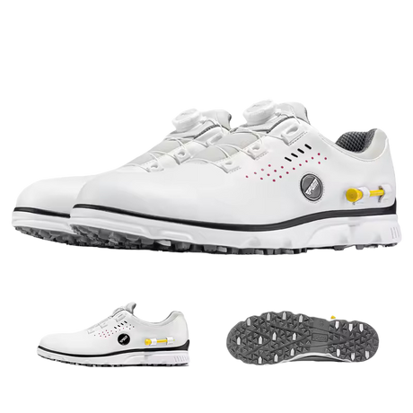 Men's Golf Marker With Tee Holder Auto Lacing  Waterproof Golf Shoes