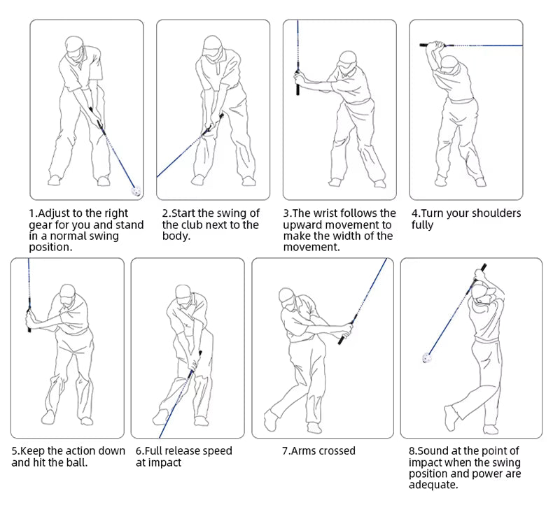 Golf Swing Sounding Stick – Tempo & Speed Training Aid