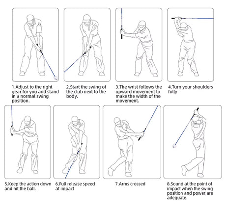Golf Swing Sounding Stick – Tempo & Speed Training Aid