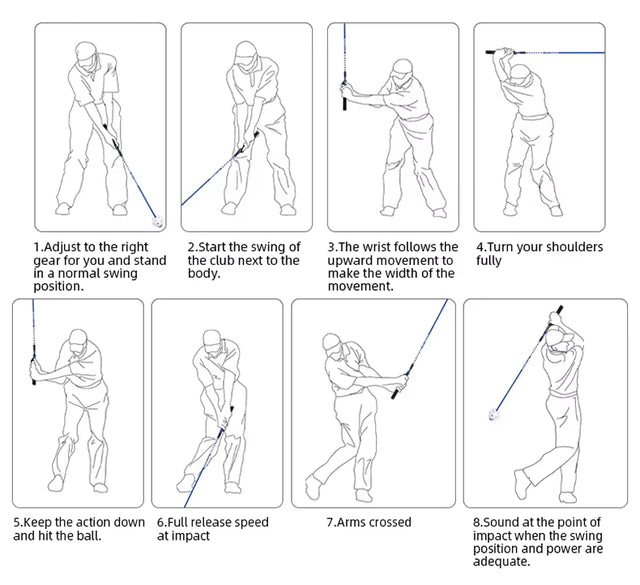 Golf Swing Sounding Stick – Tempo & Speed Training Aid