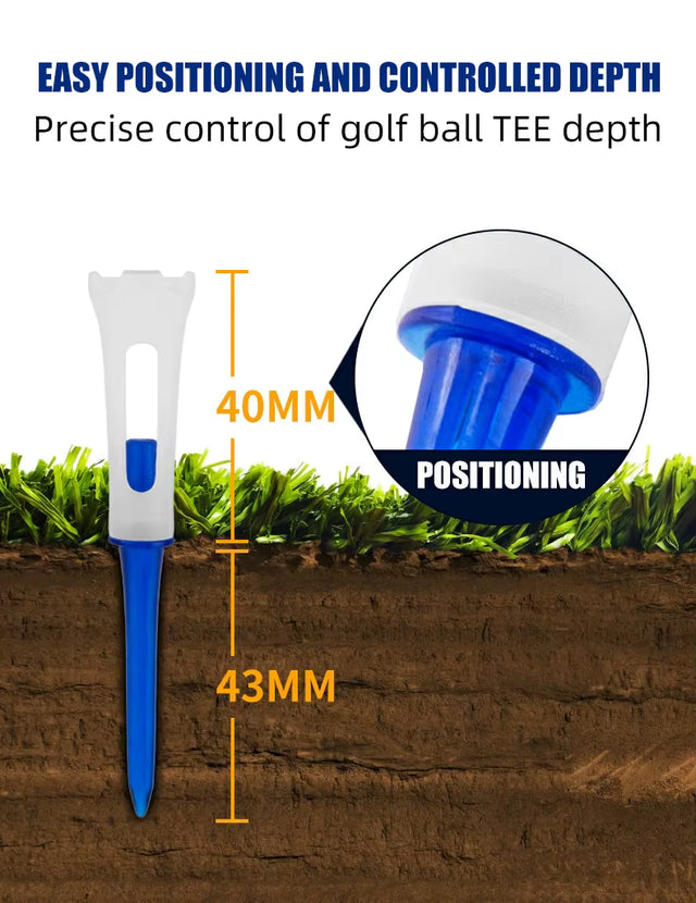 PGM 20pcs Golf Tee Match Special Nails Four Claw Ball Holders Durable Anti Strike