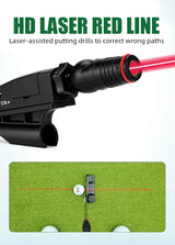 Golf indoor putter practice laser sight