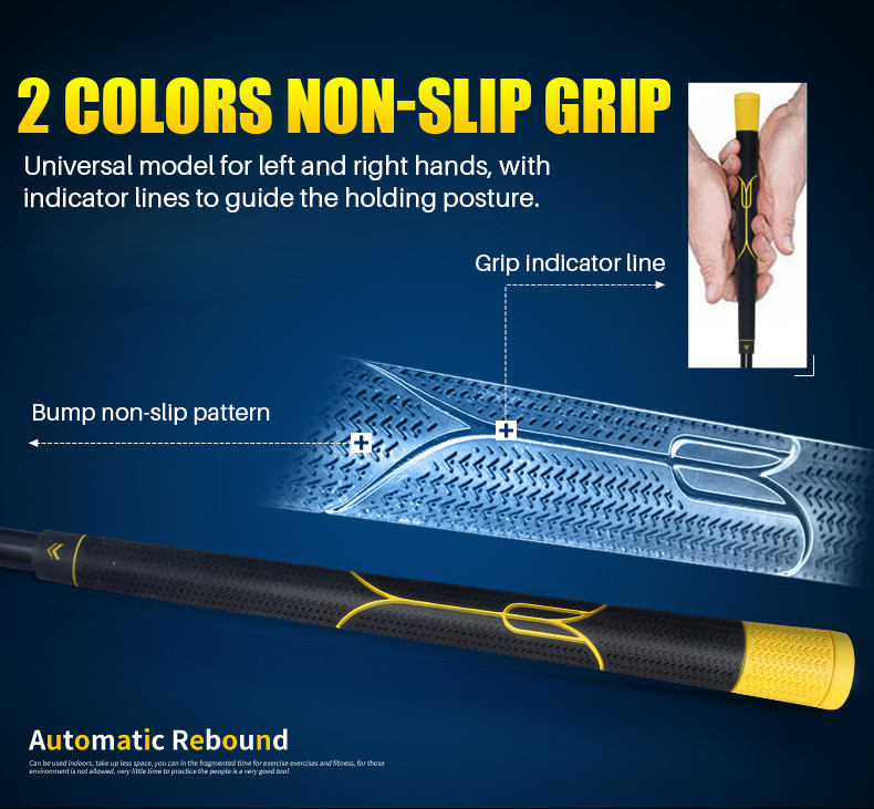 Golf Swing Trainer (Soft Long Swing Bar)