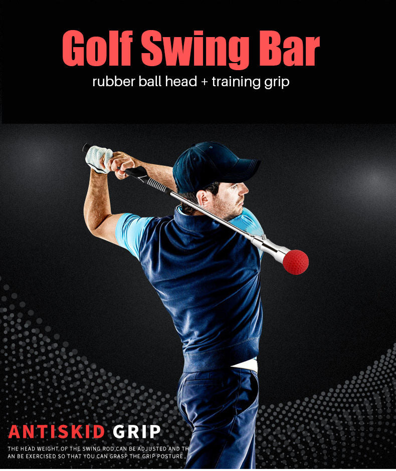 Golf Swing Trainer (Rubber Head Swing Stick)