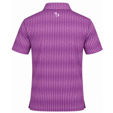 Men’s Chevron Stretchable Printed Golf Polo