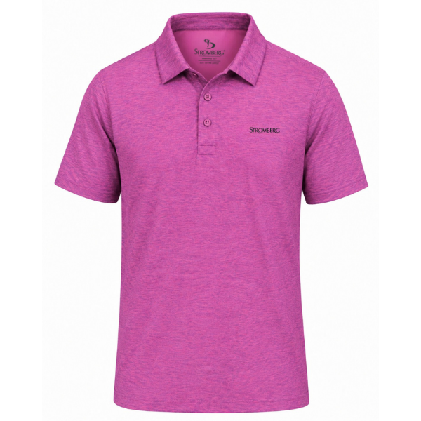 Men’s Abstract Scribble Printed Golf Polo
