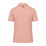 Men’s Abstract Scribble Printed Golf Polo
