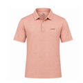 Men’s Abstract Scribble Printed Golf Polo