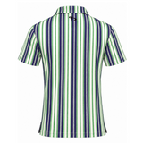 Men’s Vertical Stripe Performance Golf Polo
