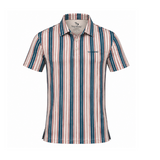 Men’s Vertical Stripe Performance Golf Polo