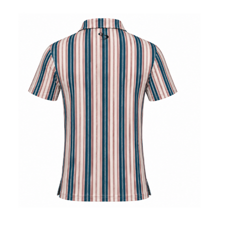 Men’s Vertical Stripe Performance Golf Polo
