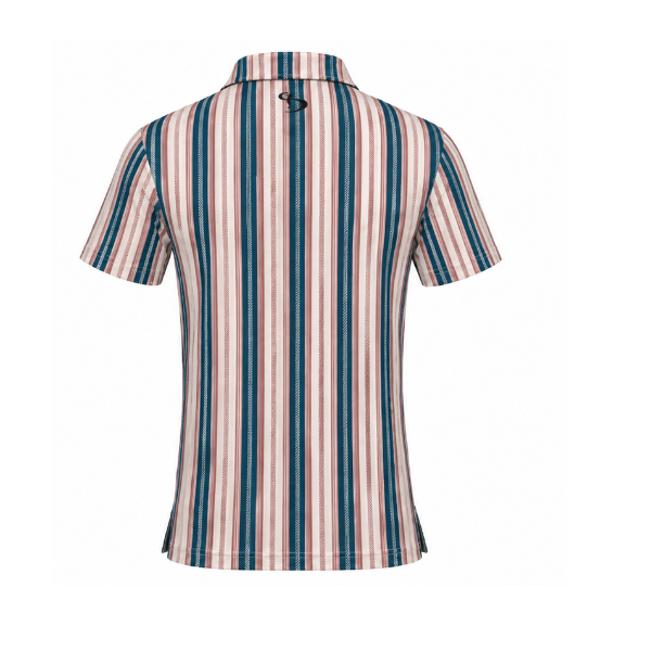 Men’s Vertical Stripe Performance Golf Polo