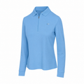 Women's Long Sleeve Classic Pique Polo T-Shirt