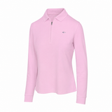 Women's Long Sleeve Classic Pique Polo T-Shirt
