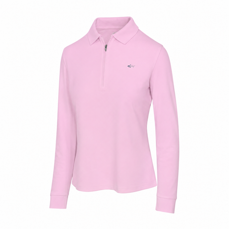 Women's Long Sleeve Classic Pique Polo T-Shirt