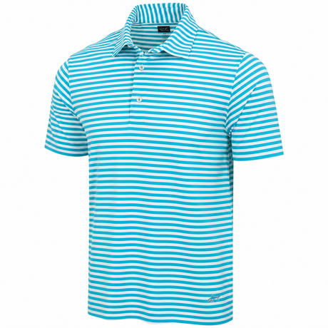 ML75 Recycled Microlux Yarn-Dye Stripe Golf Polo