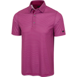 ML75 Holiday Stripe Polo - Garnet
