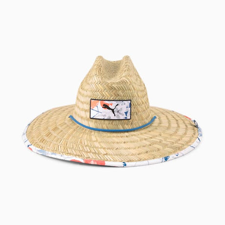 Men's Nassau Straw Sunbucket Hat Bright White