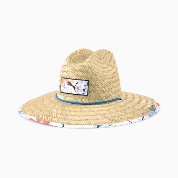 Men's Nassau Straw Sunbucket Hat Bright White