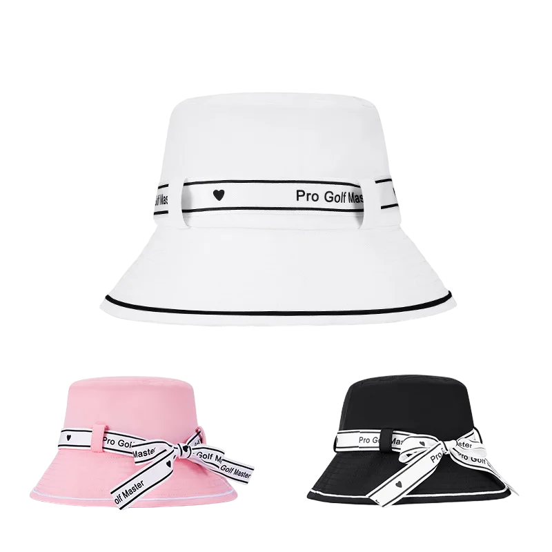 Women's Golf Hat Bow Strap Fisherman Cap