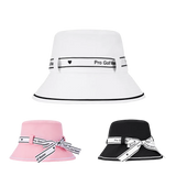 Women's Golf Hat Bow Strap Fisherman Cap