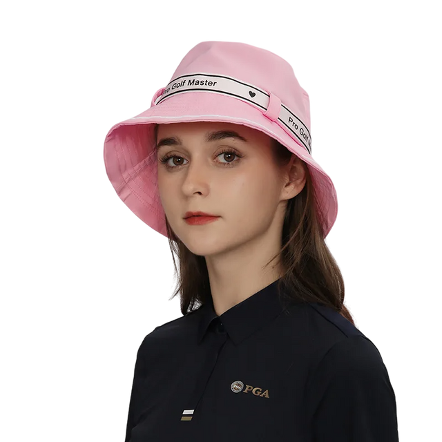 Women's Golf Hat Bow Strap Fisherman Cap