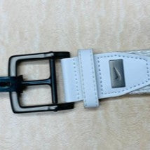 Nike G-Flex Stretch Woven Belt – White, Flexible Comfort