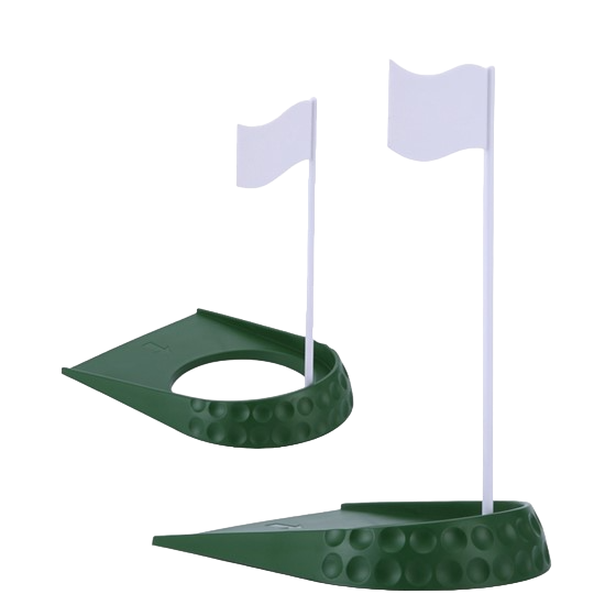 Plastic Golf Hole cup Indoor Practice Putting Green Flags and Cups