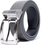 Men's Ultralight Perforated Reversible Golf Belt - Black/Grey