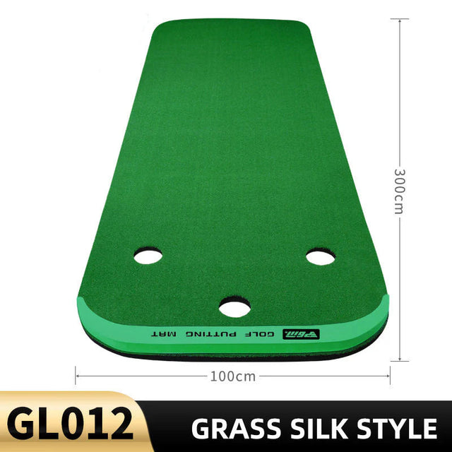 Premium 3 Hole Putting Green Practice Mat