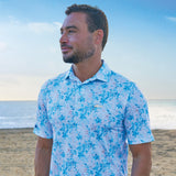 ML75 Tropical Tranquility Mesh Polo