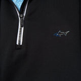 Men's "K174" Black Coastal Tech Quarter Zip