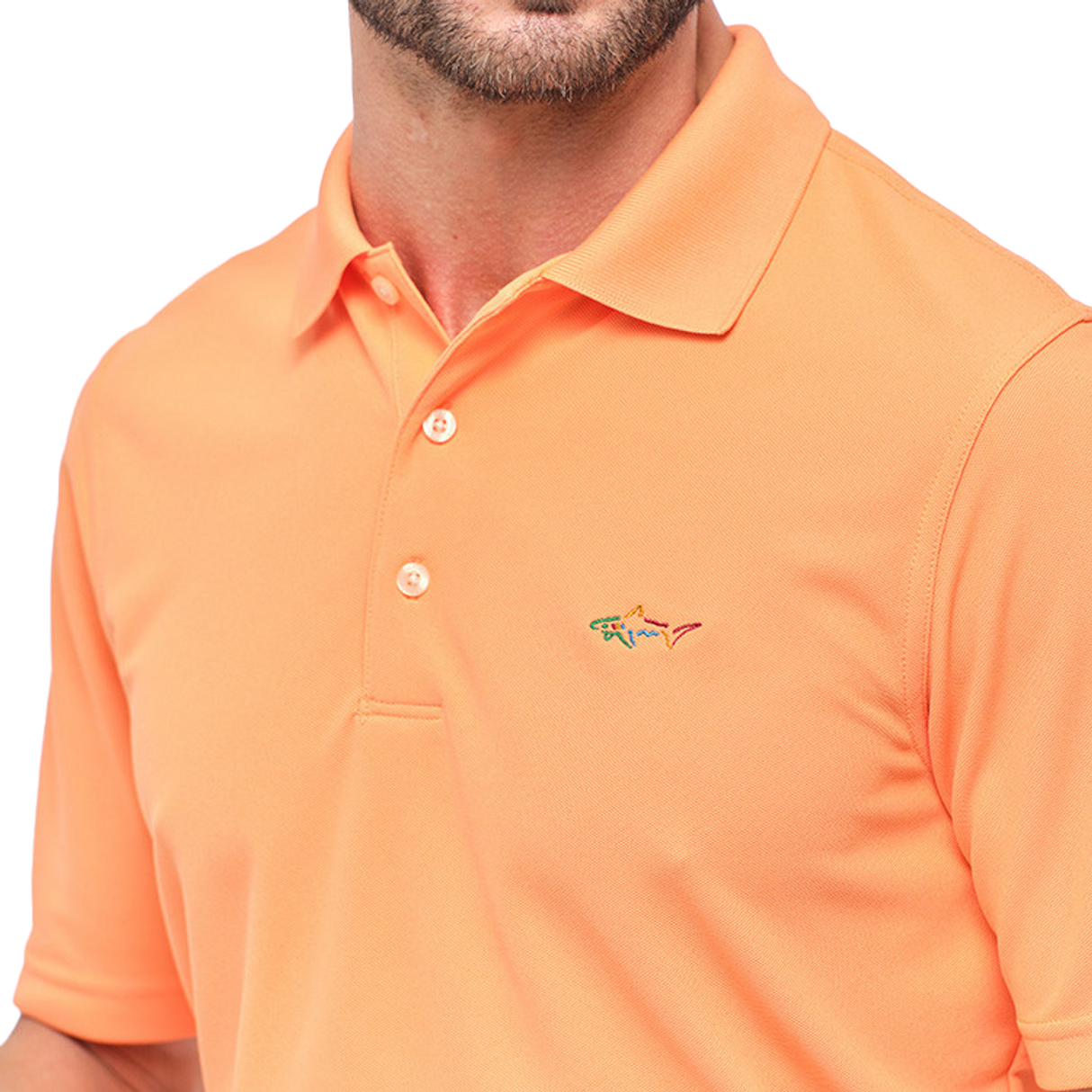 Men's 440 Classic Pique Shark Golf Polo T shirt