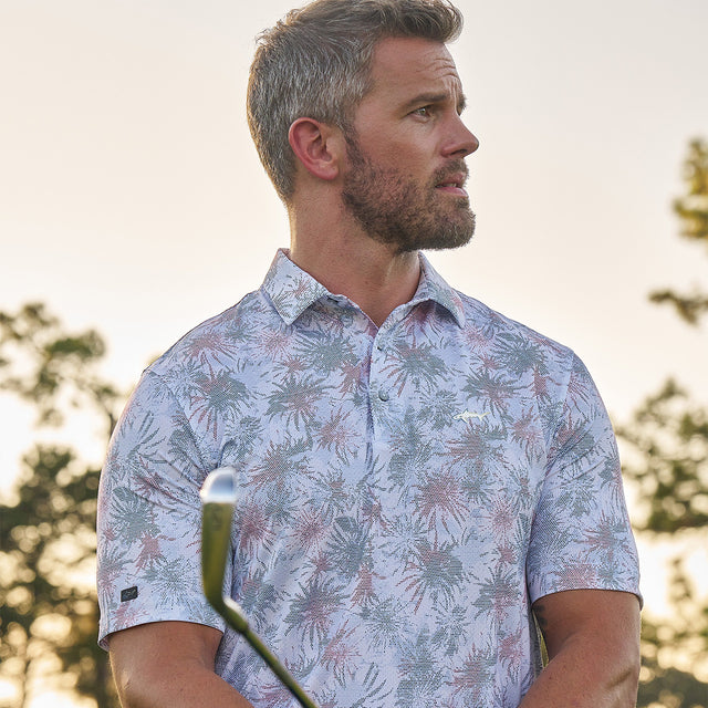 ML75 Ventilated Fireworks Polo - White