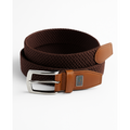 Premium Golf Webbing Belt - Coffee