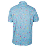 Men,s Below Dante printed Half Sleeves Stretch Polo