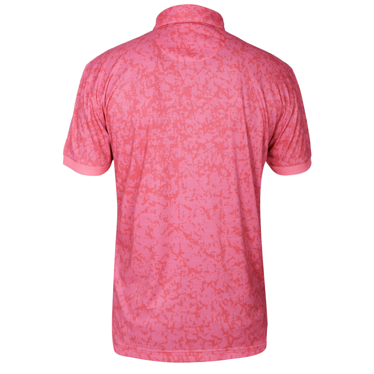 Men,s Red Marble printed Half Sleeves Stretch Polo