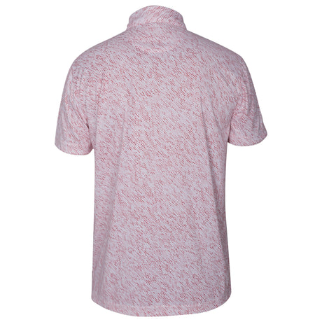 Men,s Pink printed Half Sleeves Stretch Polo