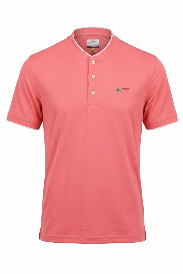 Baseball Collar Micro Pique Shark Polo