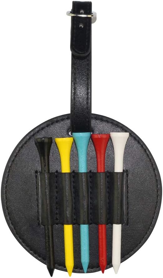 Leather Golf Tees Holder