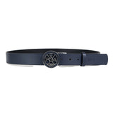 PGA Leather Golf Belt White and Navy