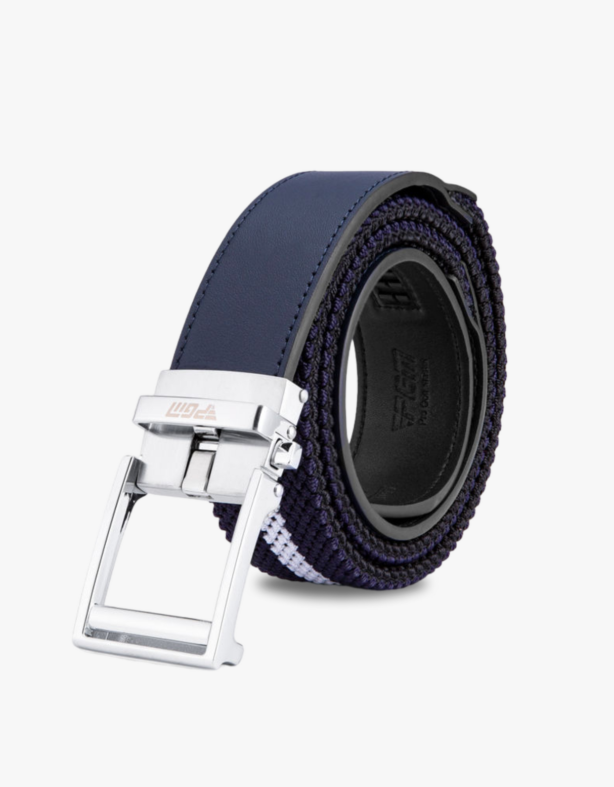 Men's casual stretch woven hide performance golf belts