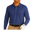 Long Sleeve Solid Pique Golf Polo