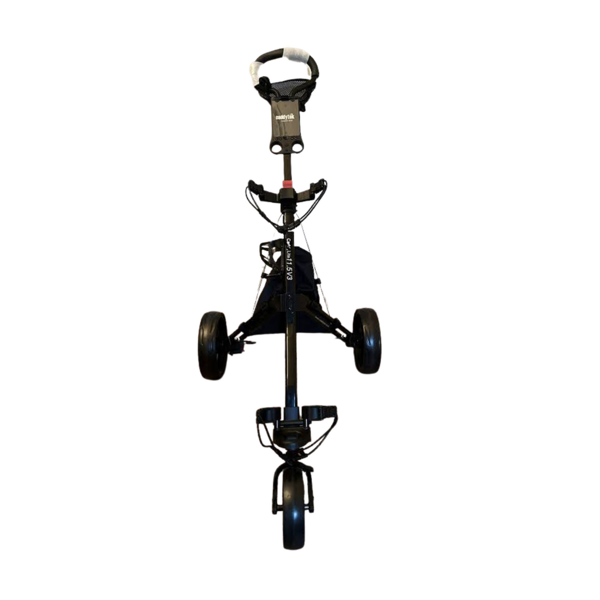 Caddytek lite Three Wheel Trolley with Umbrella and Bottle Holder ...