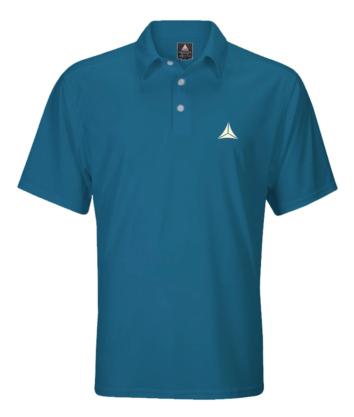 Men,s Solid Short Sleeve Polo - LT Navy